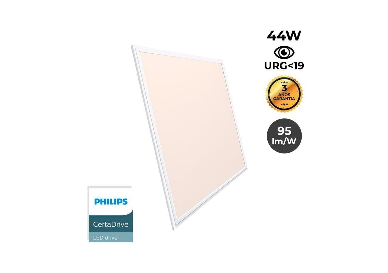 Lot de 4 - Panneau LED 60x60 extra-plat - Driver Philips - 44W - UGR19 - K5235-BC-4 - Barcelona LED