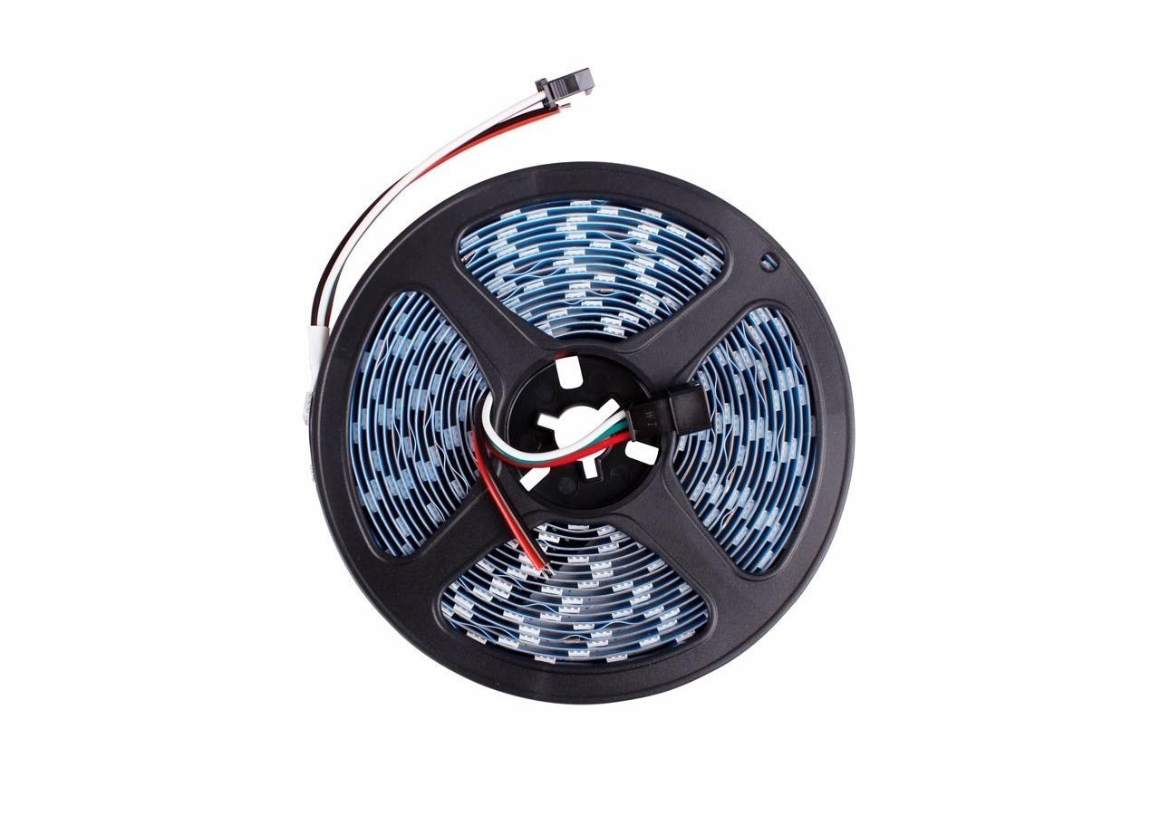 Ruban LED intelligent IC RGB 12V DC - 14,4 W/m -IP20 - 60 LED/m - Largeur 10mm - 5 mètres - B1576RGB - Barcelona LED