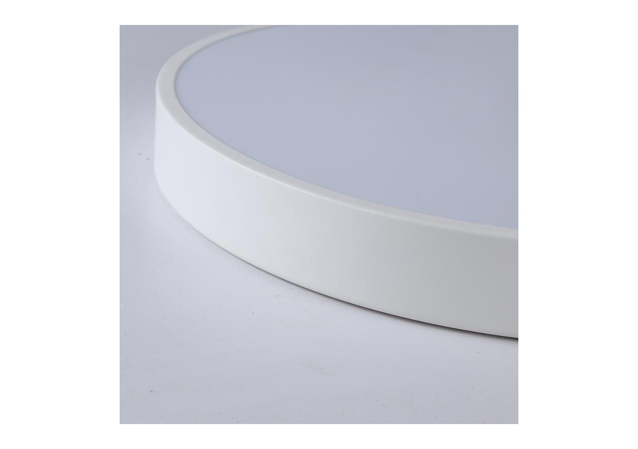 Plafonnier LED circulaire en bois 35W CCT diamètre 408x50mm - LN1631-CCT-B - Barcelona LED