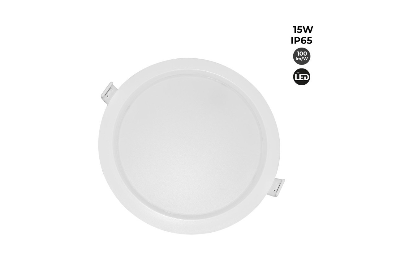 Spot LED encastrable étanche - IP65 - 15W - Coupe diamètre 145-160mm - B1221-BC - Barcelona LED