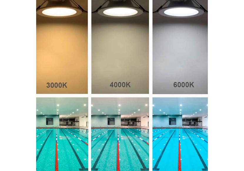 Spot LED encastrable étanche - IP65 - 15W - Coupe diamètre 145-160mm - B1221-BC - Barcelona LED