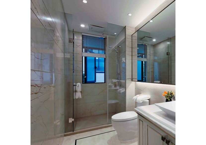 Spot LED encastrable étanche - IP65 - 8W - Coupe diamètre 80-95mm - B1220-BF - Barcelona LED