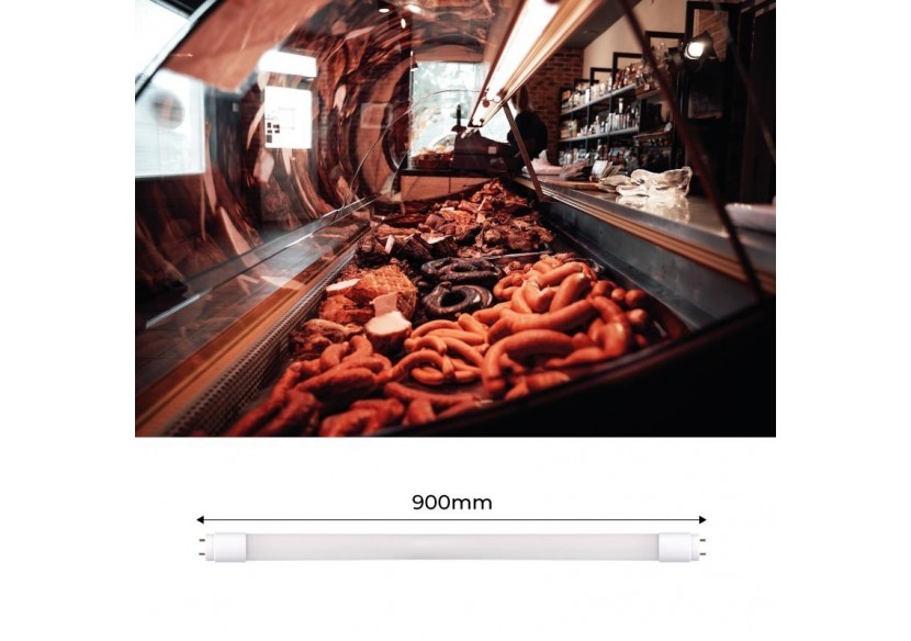 Tube LED T8 nano spécial boucherie 90cm 14W - B4015-90-CAR - Barcelona LED