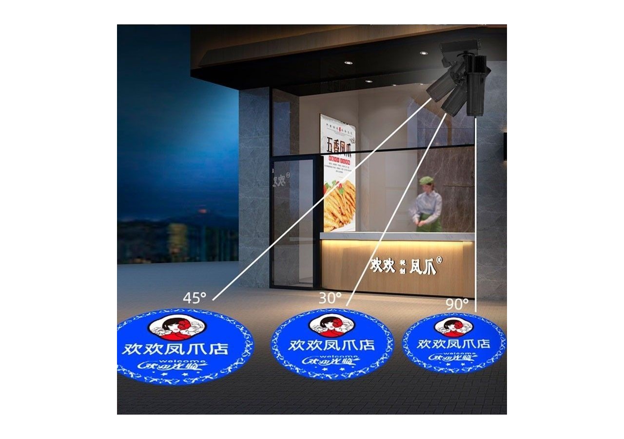 Projecteur de logo LED GOBO 30W rotatif d'intérieur - IP40 - BLP30I-F - Barcelona LED