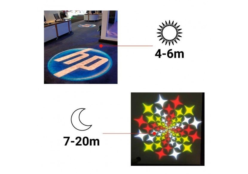Projecteur de logo LED GOBO 30W rotatif d'intérieur - IP40 - BLP30I-F - Barcelona LED