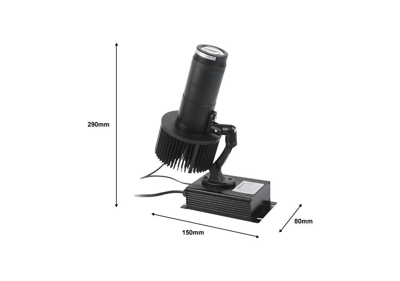 Projecteur de logo LED GOBO 30W rotatif d'intérieur - IP40 - BLP30I-F - Barcelona LED