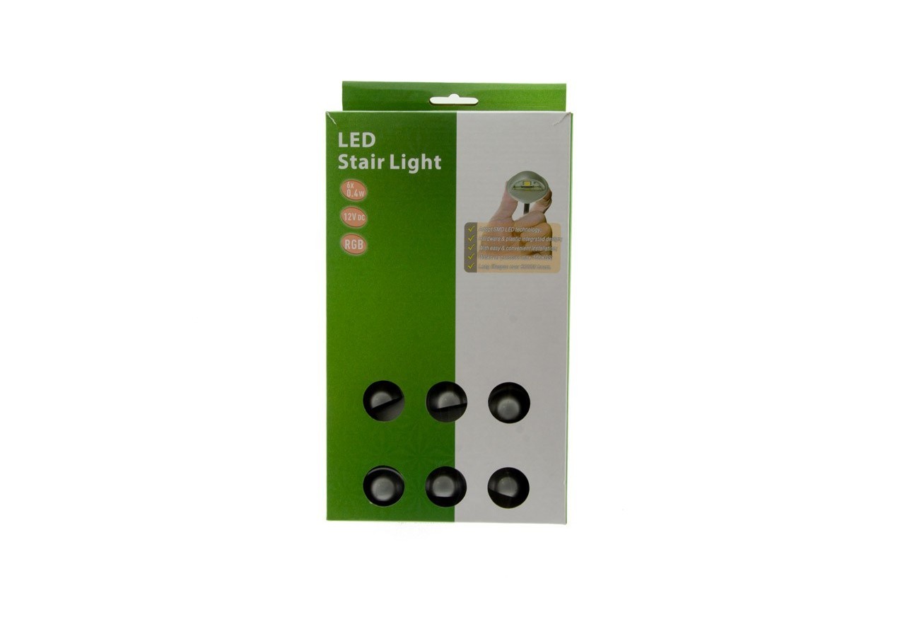 Kit balises escalier RGB IP67 diamètre 35x24mm - BA50008-RGB - Barcelona LED