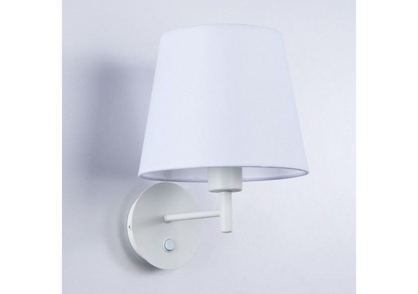 Applique murale avec abat-jour et interrupteur Classic "RIGA" - E27 - L3024-B - Barcelona LED Applique murale avec abat-jour et interrupteur Classic "RIGA" - E27 - L3024-B - Barcelona LED