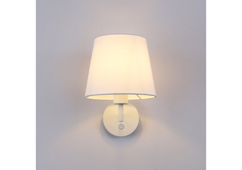 Applique murale avec abat-jour et interrupteur Classic "RIGA" - E27 - L3024-B - Barcelona LED Applique murale avec abat-jour et interrupteur Classic "RIGA" - E27 - L3024-B - Barcelona LED