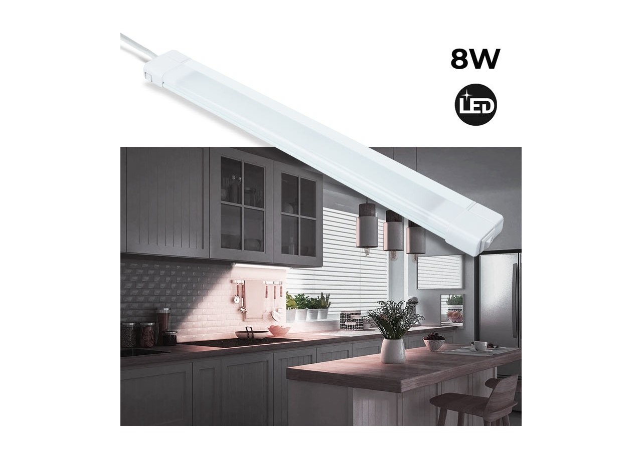 Eclairage plan de travail cuisine et sous meubles 8W - LE214-BC - Barcelona LED