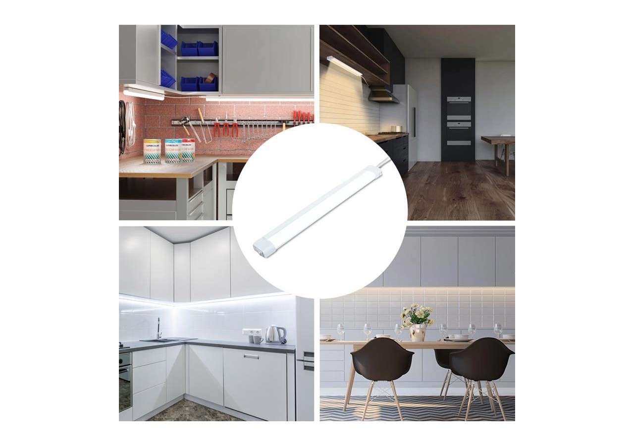 Eclairage plan de travail cuisine et sous meubles 8W - LE214-BC - Barcelona LED