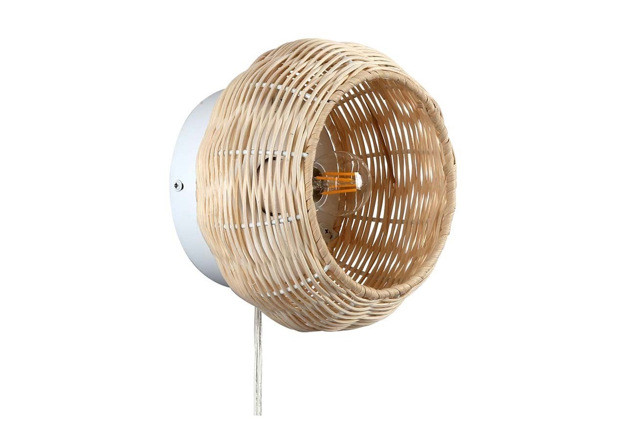 Applique en osier "Berlam". - LM168 - Barcelona LED