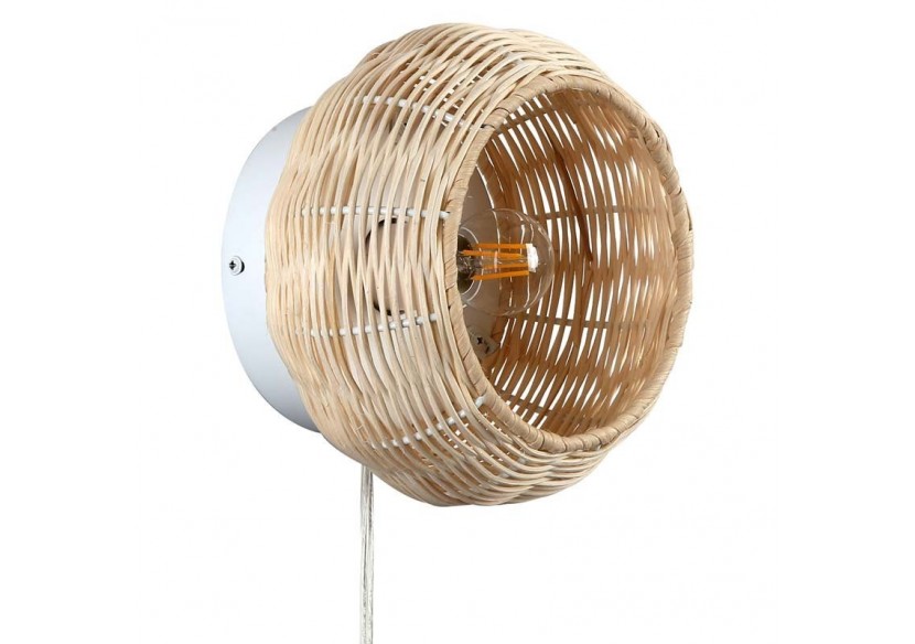 Applique en osier "Berlam". - LM168 - Barcelona LED Applique en osier "Berlam". - LM168 - Barcelona LED