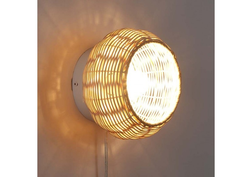 Applique en osier "Berlam". - LM168 - Barcelona LED Applique en osier "Berlam". - LM168 - Barcelona LED