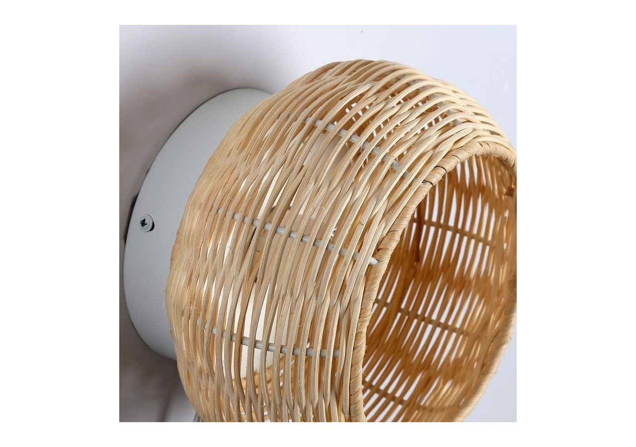 Applique en osier "Berlam". - LM168 - Barcelona LED