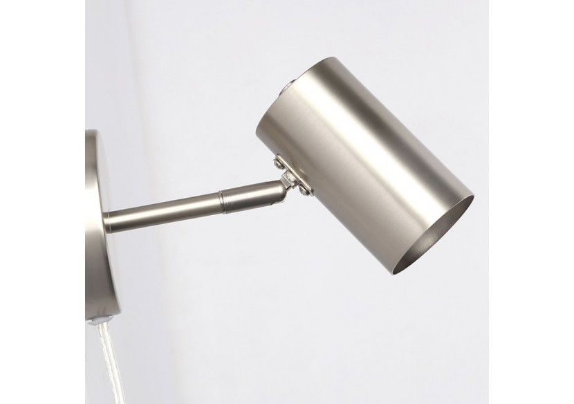 Applique murale d'intérieur orientable "Ben" avec câble et prise - E27 - L3065-EU-CR - Barcelona LED Applique murale d'intérieur orientable "Ben" avec câble et prise - E27 - L3065-EU-CR - Barcelona LED