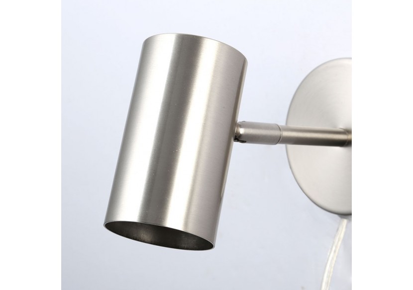 Applique murale d'intérieur orientable "Ben" avec câble et prise - E27 - L3065-EU-CR - Barcelona LED Applique murale d'intérieur orientable "Ben" avec câble et prise - E27 - L3065-EU-CR - Barcelona LED