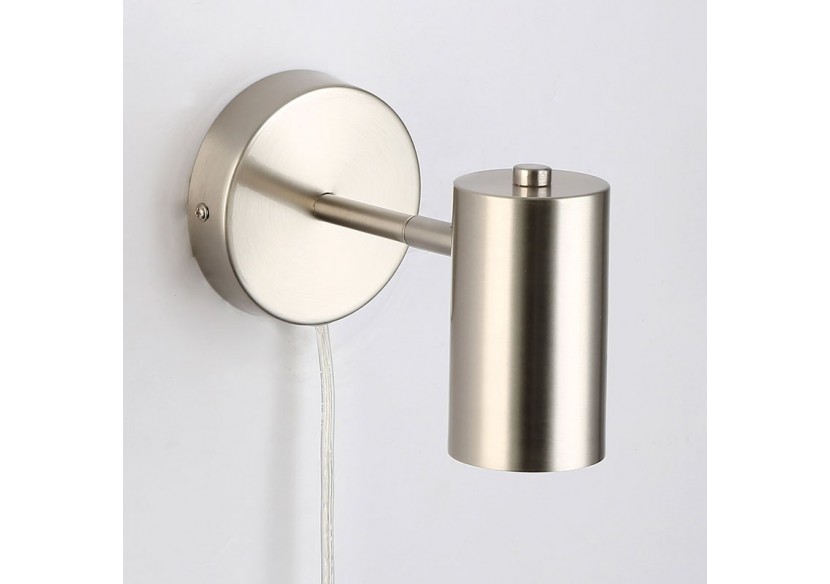 Applique murale d'intérieur orientable "Ben" avec câble et prise - E27 - L3065-EU-CR - Barcelona LED Applique murale d'intérieur orientable "Ben" avec câble et prise - E27 - L3065-EU-CR - Barcelona LED