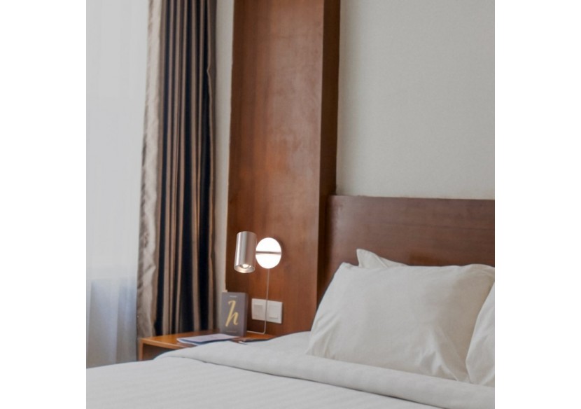 Applique murale d'intérieur orientable "Ben" avec câble et prise - E27 - L3065-EU-CR - Barcelona LED Applique murale d'intérieur orientable "Ben" avec câble et prise - E27 - L3065-EU-CR - Barcelona LED