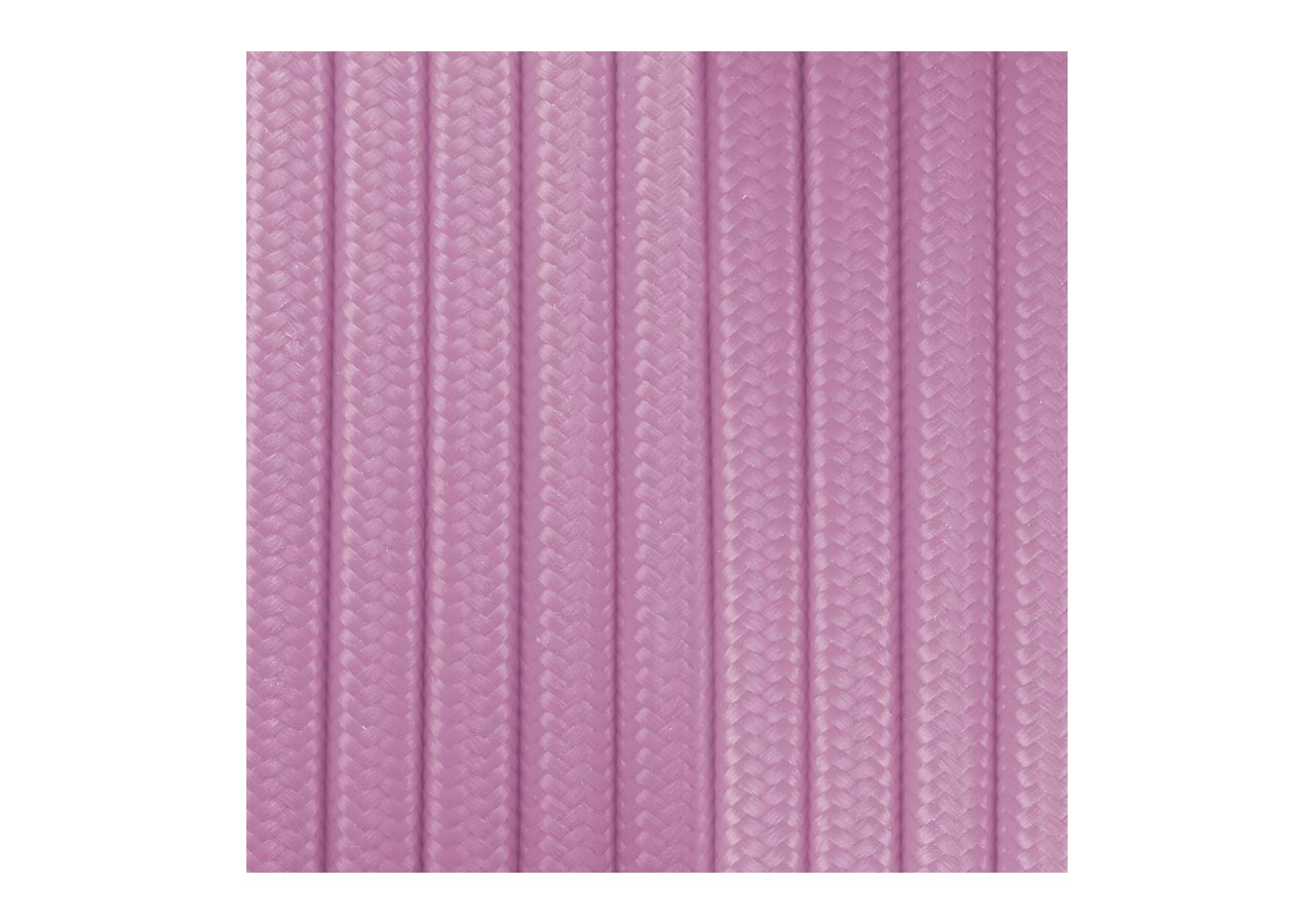 Câble rond enrobé de coton rose - LN001-SA - Barcelona LED