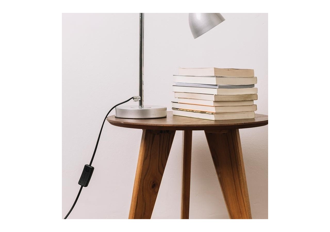 Câble rond enrobé de coton Noir - LN001-N - Barcelona LED