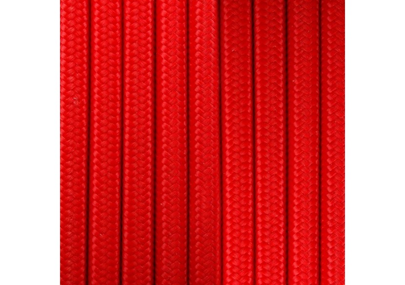 Câble rond enrobé de coton Rouge - LN001-RO - Barcelona LED