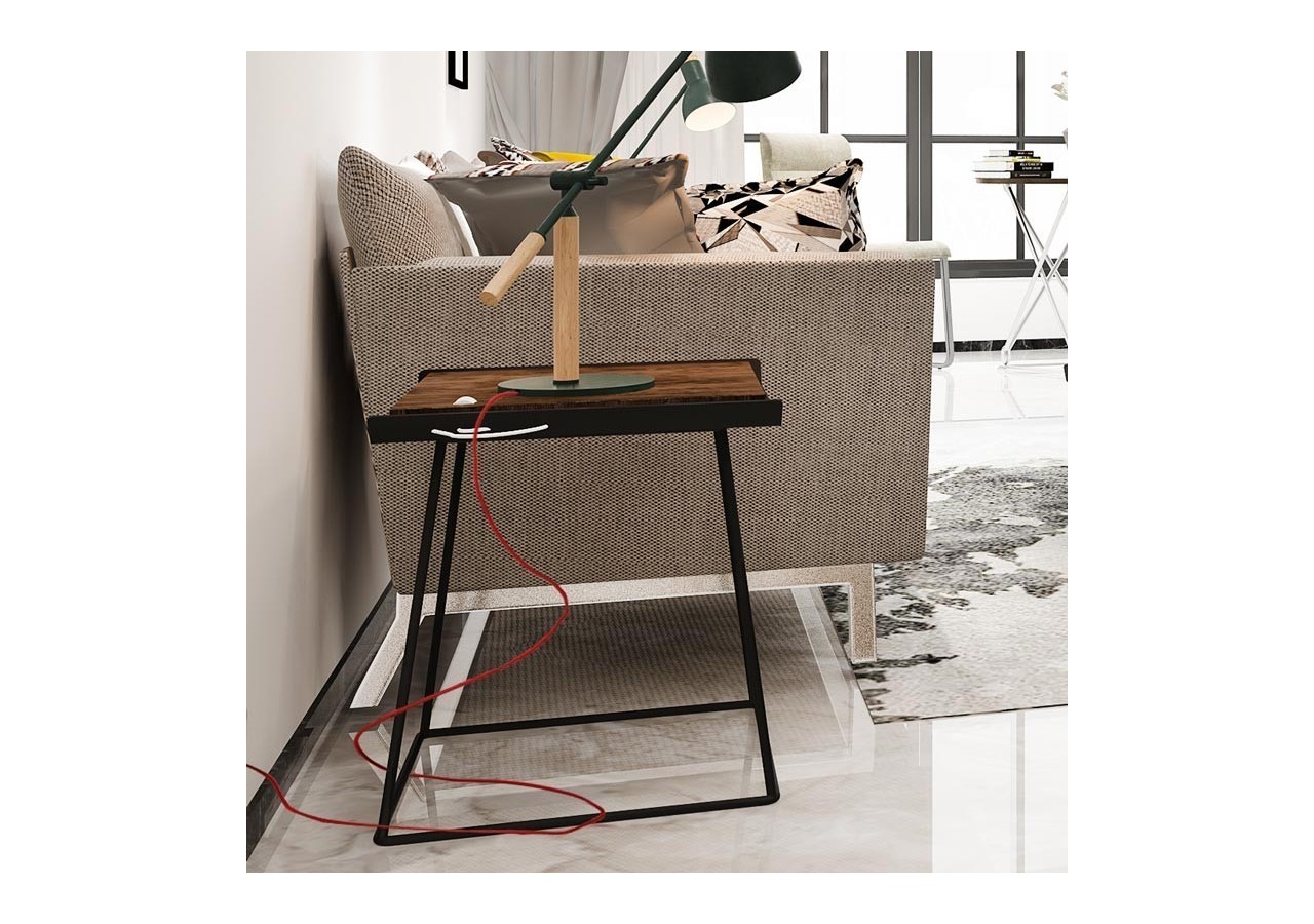 Câble rond enrobé de coton Rouge - LN001-RO - Barcelona LED