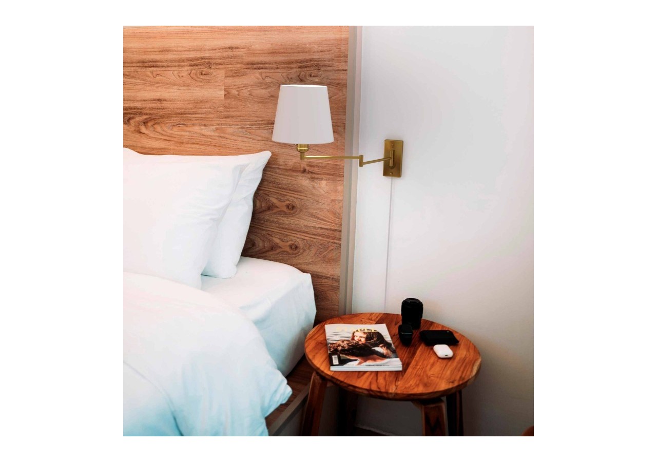 Applique murale avec bras articulé et prise "Clark" - E27 - L3066-EU-DO - Barcelona LED