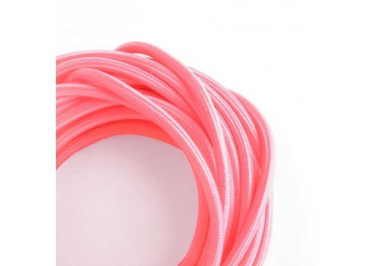 Câble rond enrobé de coton Citrus Coral - LN001-CF - Barcelona LED 2