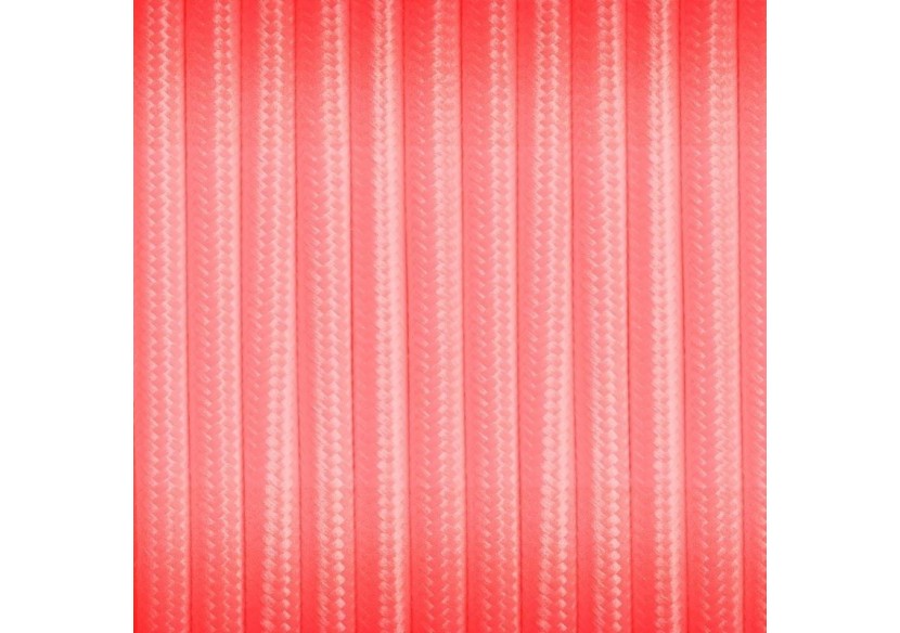 Câble rond enrobé de coton Citrus Coral - LN001-CF - Barcelona LED