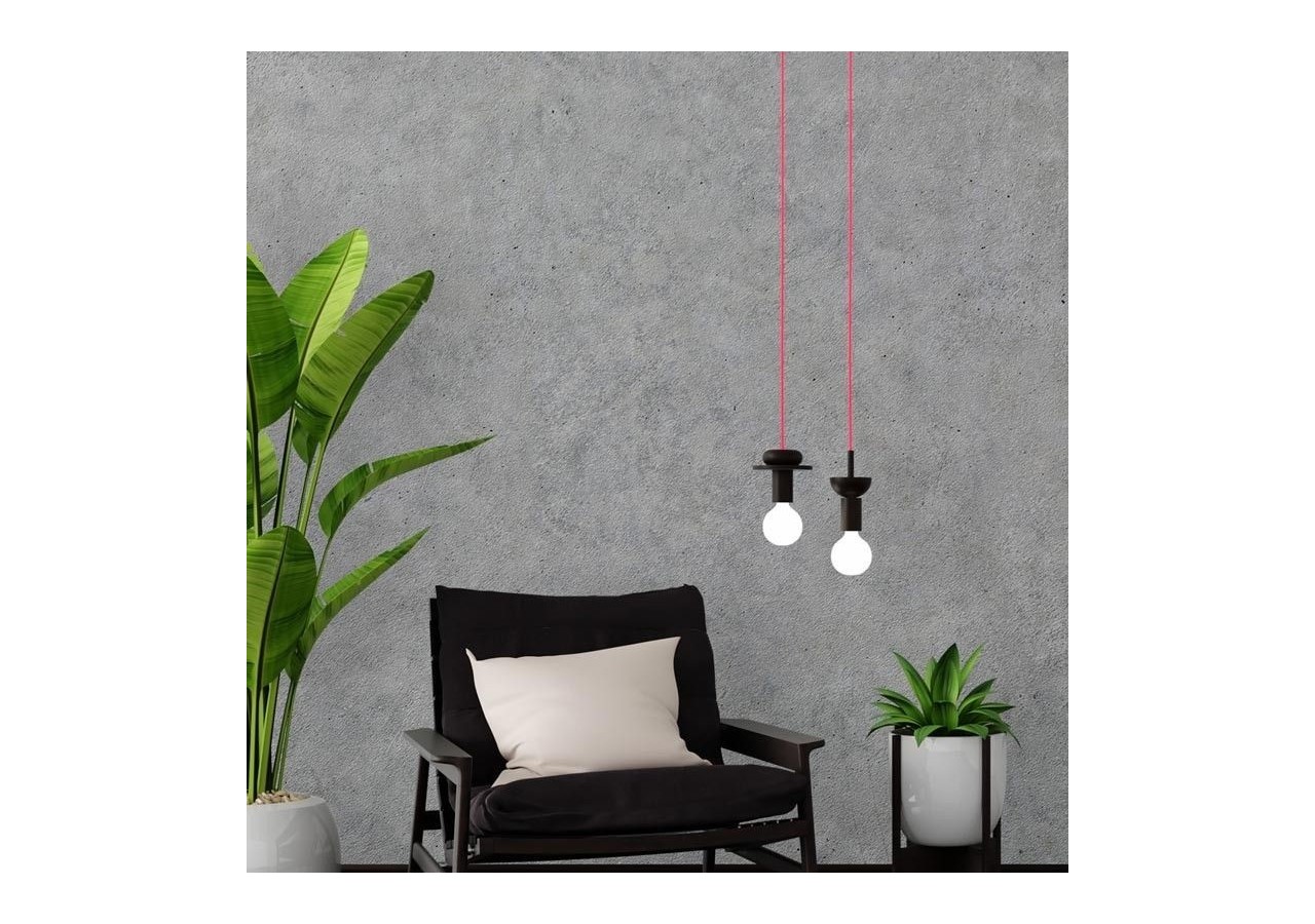 Câble rond enrobé de coton Citrus Coral - LN001-CF - Barcelona LED