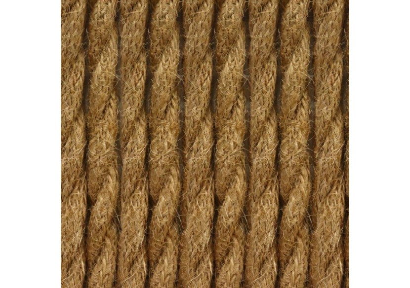 Câble électrique recouvert de jute tressé - LV001-CU - Barcelona LED