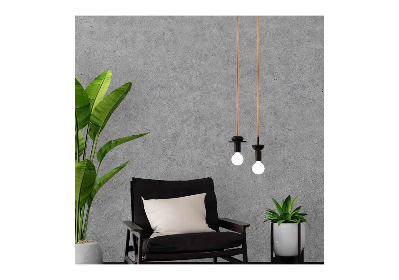 Câble électrique rond en tissu effet soie de couleur Golden rose - LV001-GR - Barcelona LED