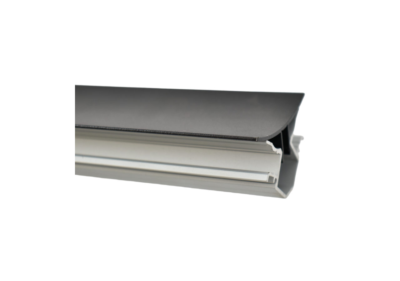 Profilé en aluminium avec double éclairage pour ruban LED, spécial coins. - BPERFALP191-N - Barcelona LED