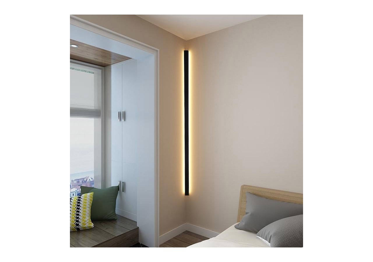 Profilé en aluminium avec double éclairage pour ruban LED, spécial coins. - BPERFALP191-N - Barcelona LED