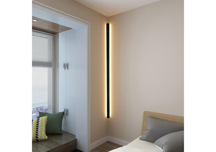 Profilé en aluminium avec double éclairage pour ruban LED, spécial coins. - BPERFALP191-N - Barcelona LED