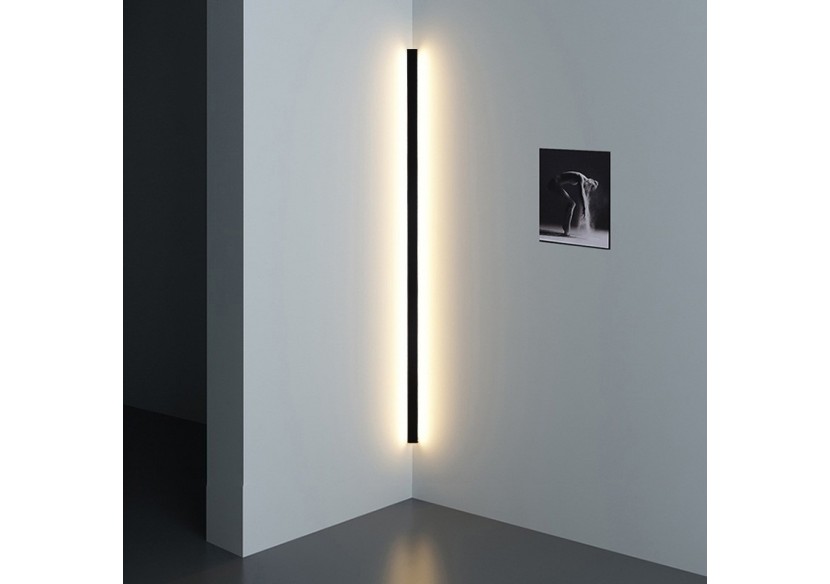 Profilé en aluminium avec double éclairage pour ruban LED, spécial coins. - BPERFALP191-N - Barcelona LED