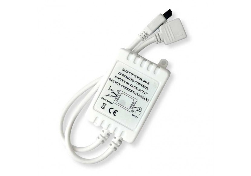 Contrôleur de bande LED RGB 2 Amp par canal, télécommande IR 24 touches - B1603 - Barcelona LED