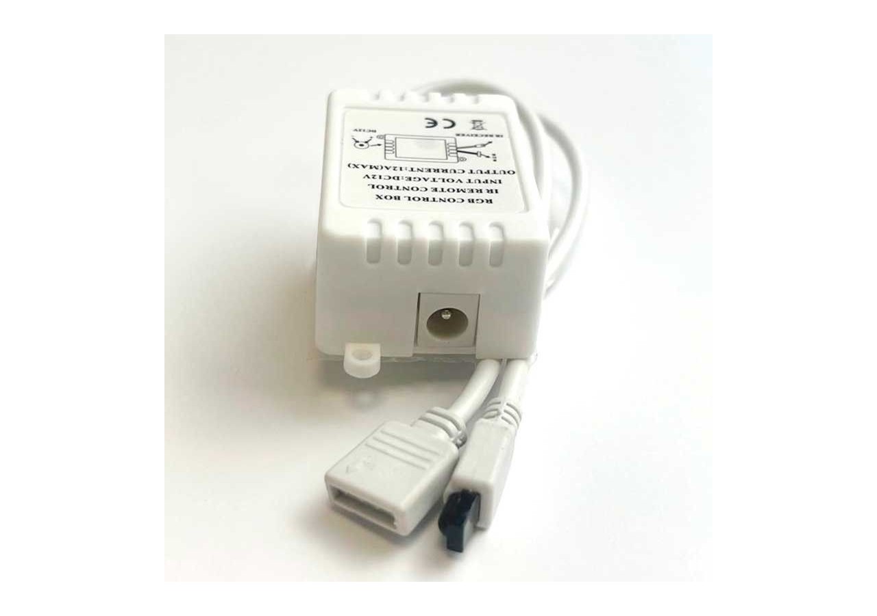 Contrôleur de bande LED RGB 2 Amp par canal, télécommande IR 24 touches - B1603 - Barcelona LED