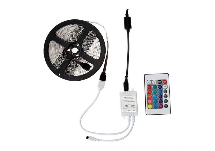 Contrôleur de bande LED RGB 2 Amp par canal, télécommande IR 24 touches - B1603 - Barcelona LED