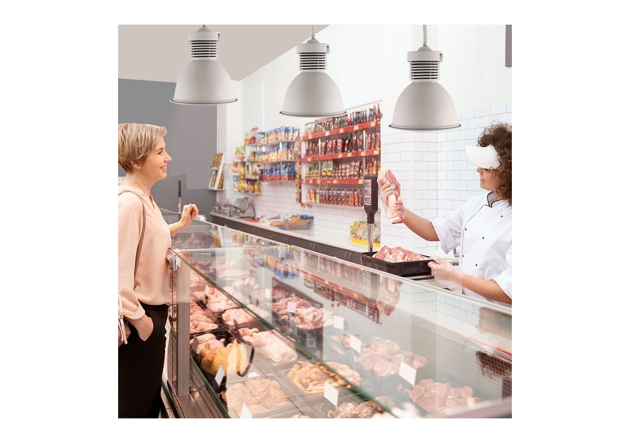 Suspension cloche LED 36W spéciale boucherie - B8710-B-CAR - Barcelona LED