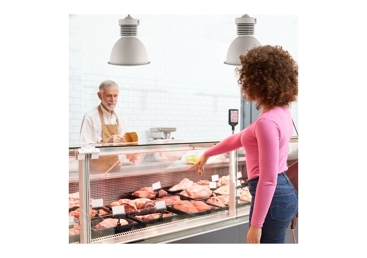 Suspension cloche LED 36W spéciale boucherie - B8710-B-CAR - Barcelona LED