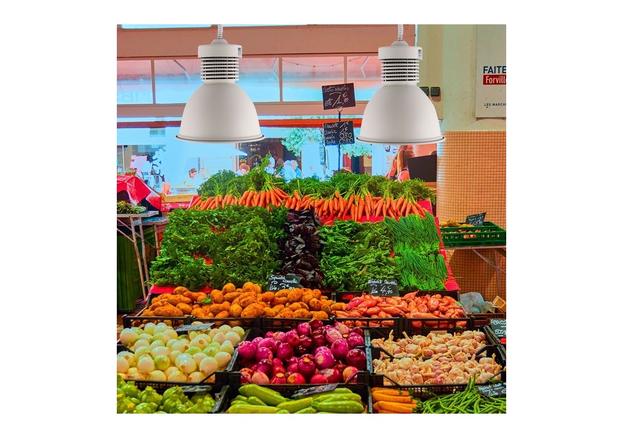 Cloche LED 36W spéciale fruits, légumes et épiceries - B8710-B-FYV - Barcelona LED