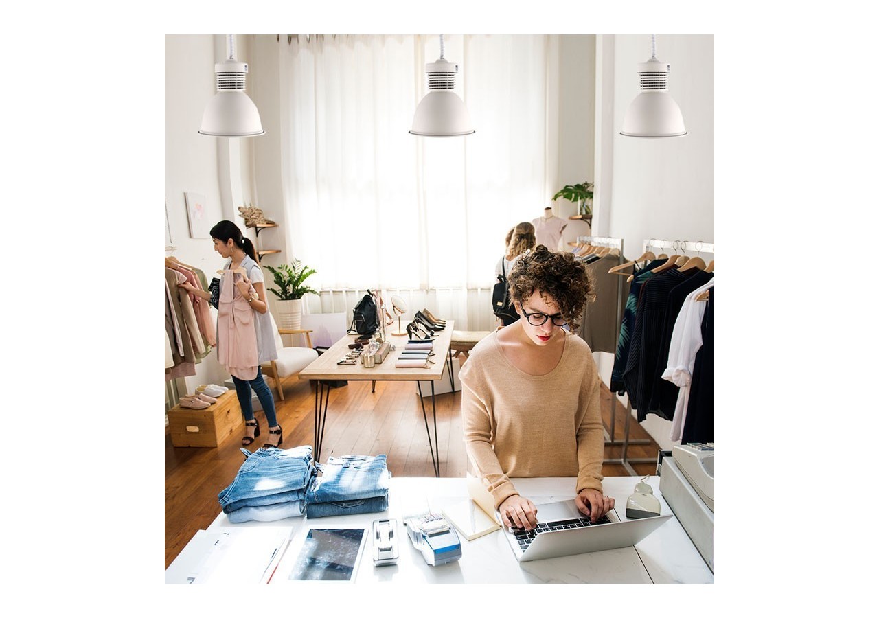 Cloche LED 36W spéciale mode et commerce de détail - B8710-B-RET - Barcelona LED