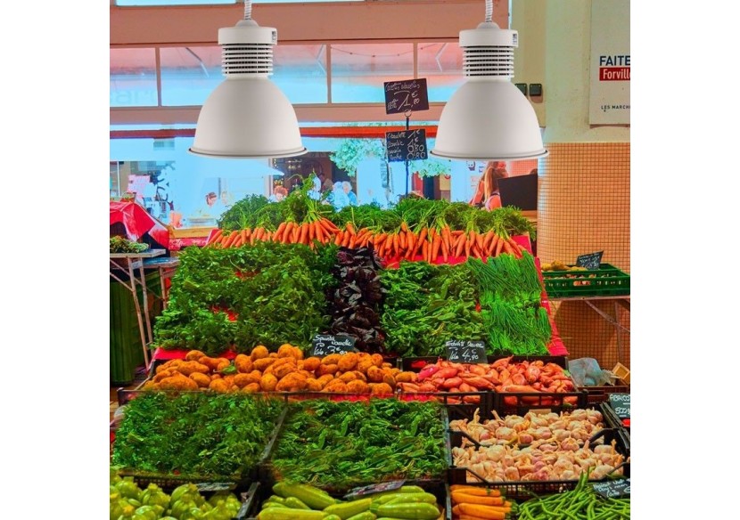 Cloche LED 36W spéciale pour les magasins de fruits et légumes - B8710-B-VER - Barcelona LED