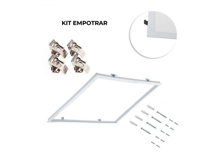 Panneau LED encastrable 60x60 WIFI SMART RGB / RGBW + CCT - 40W - Avec KIT de montage - B4295-RGBW - Barcelona LED