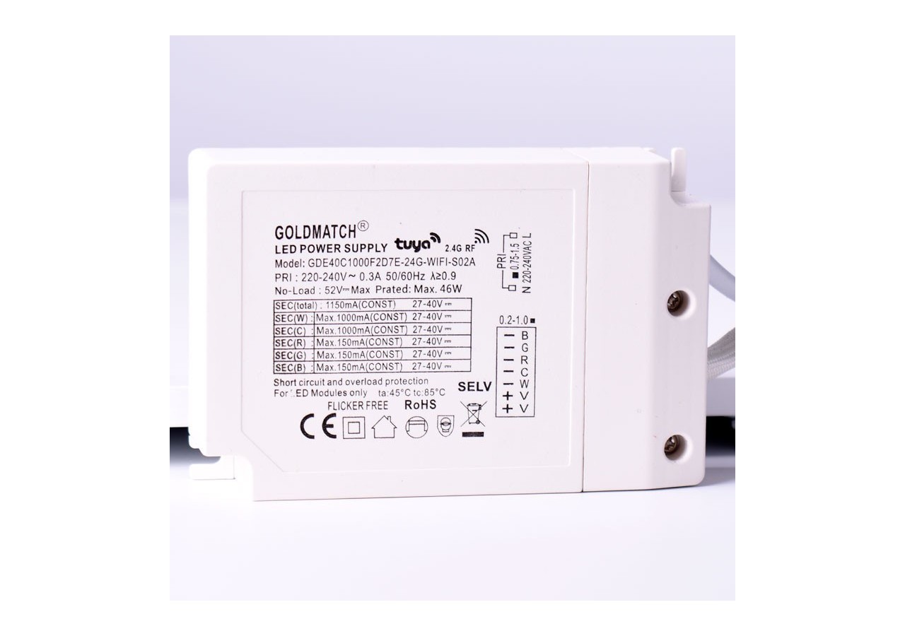 Panneau LED encastrable 60x60 WIFI SMART RGB / RGBW + CCT - 40W - Avec KIT de montage - B4295-RGBW - Barcelona LED