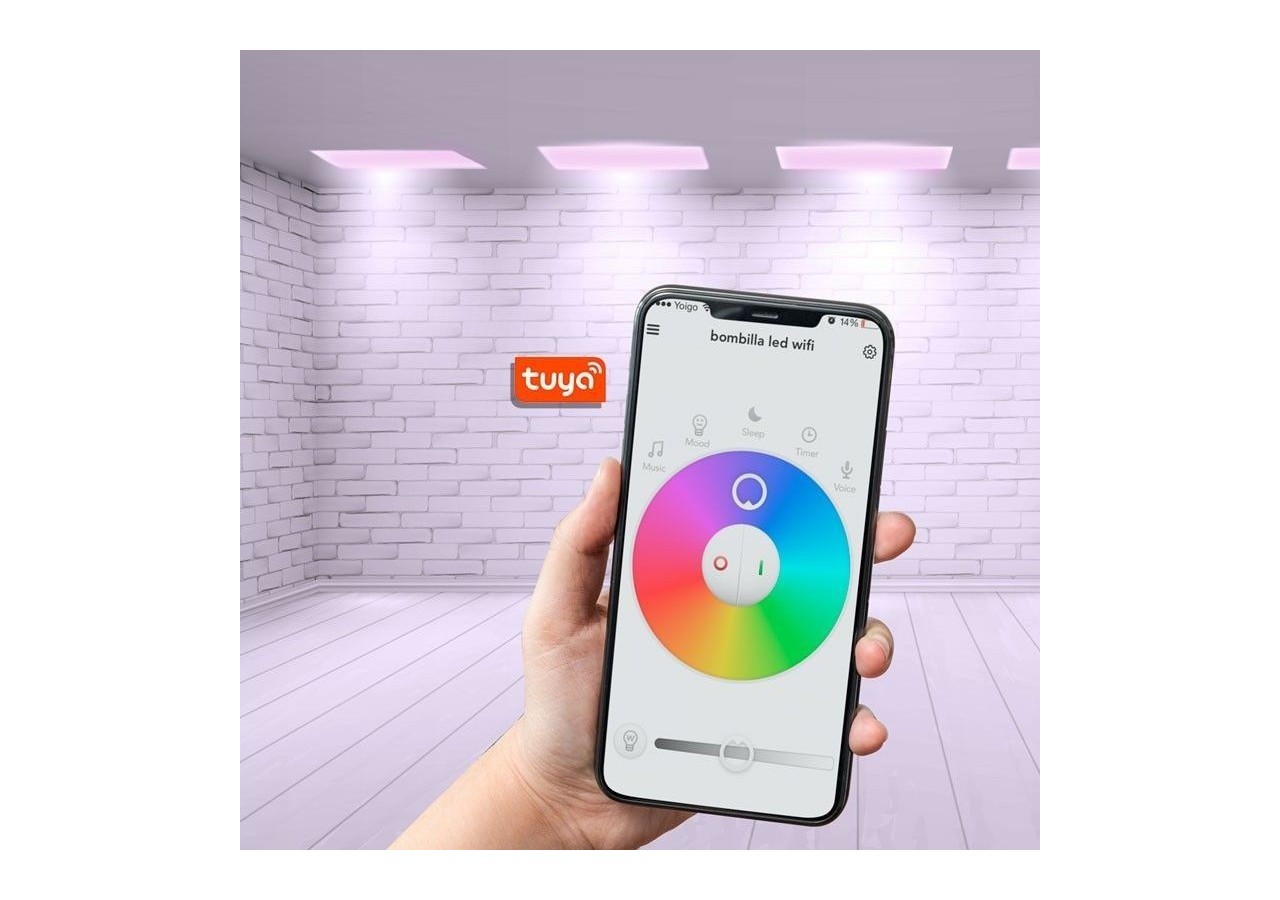 Panneau LED encastrable 60x60 WIFI SMART RGB / RGBW + CCT - 40W - Avec KIT de montage - B4295-RGBW - Barcelona LED