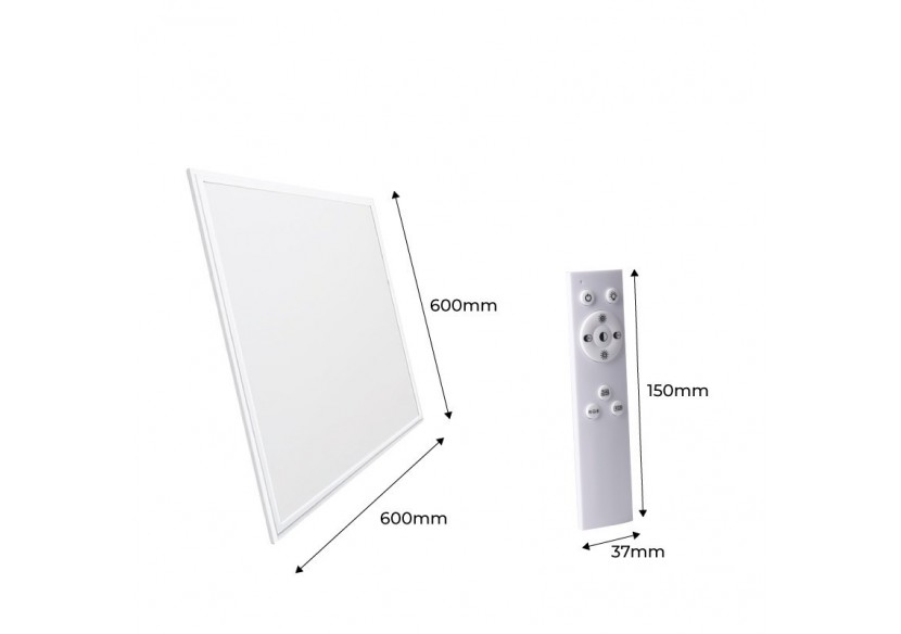 Panneau LED encastrable 60x60 WIFI SMART RGB / RGBW + CCT - 40W - Avec KIT de montage - B4295-RGBW - Barcelona LED