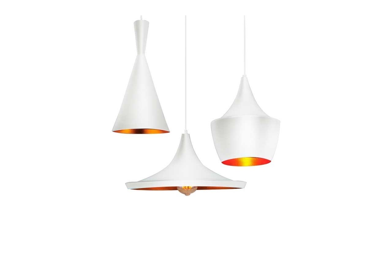 Lot de suspensions scandinaves "Solvang - Helga - Kolding" - LN-3000K-B - Barcelona LED